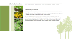 Desktop Screenshot of goslingfoundation.org